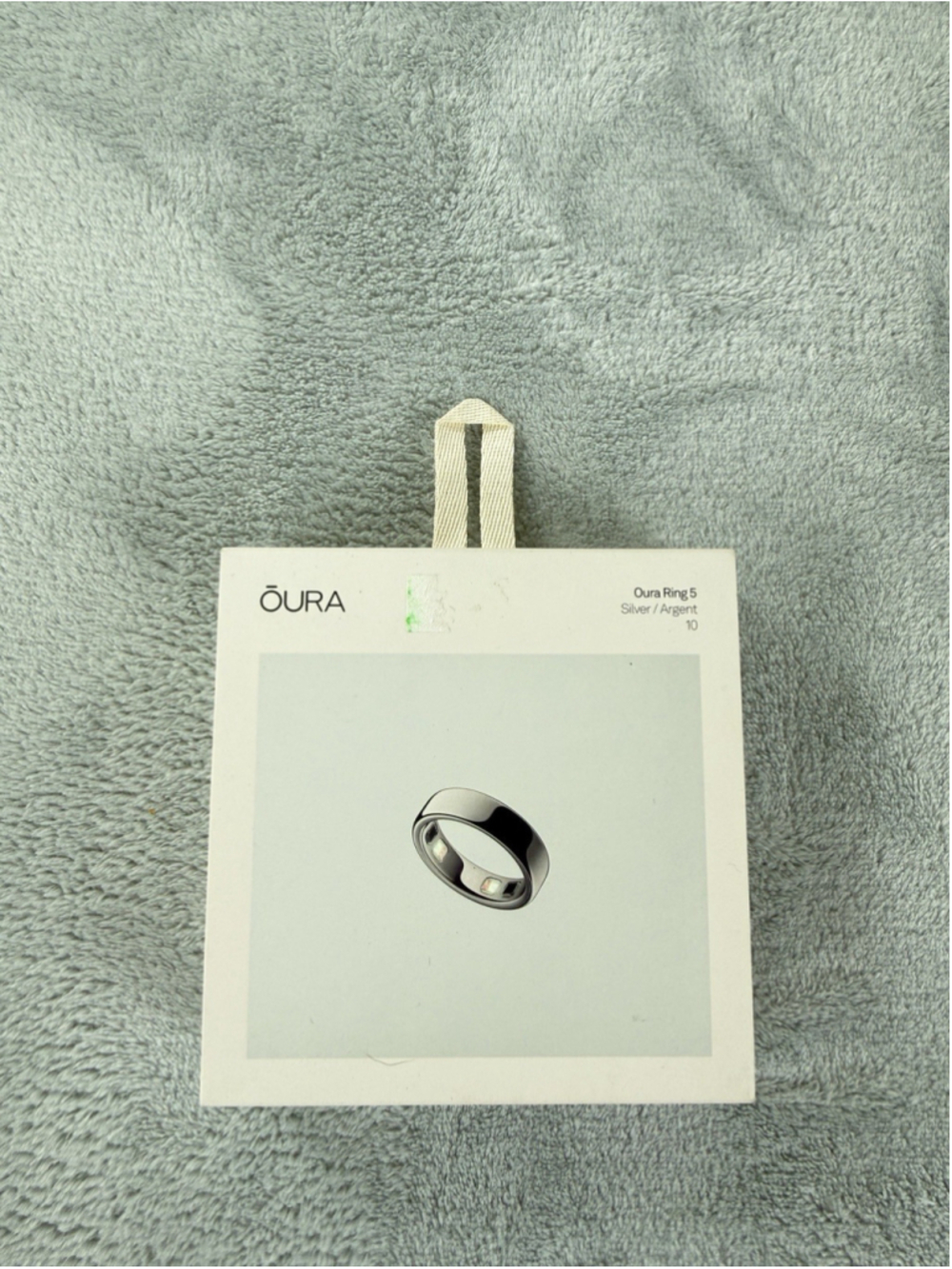 Oura Ring Generation 5 Size 10 Silver Brand New Sealed In Box Made In Vietnam